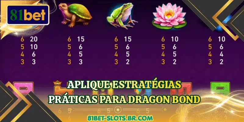 Aplique estratégias práticas para Dragon Bond
