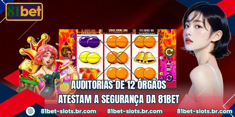 Auditorias de 12 órgãos atestam a segurança da 81BET