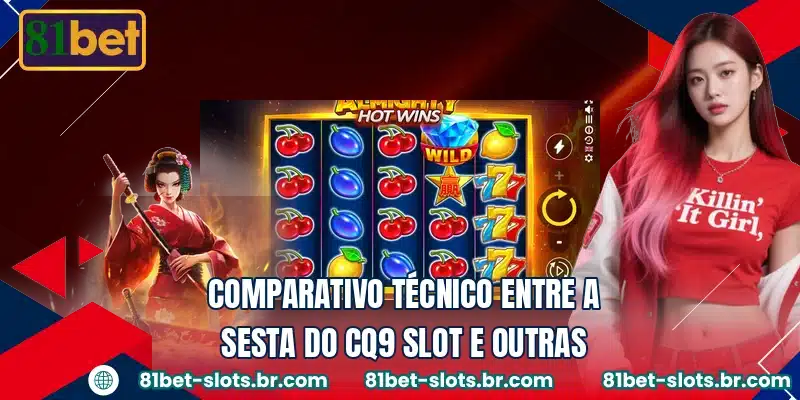 Comparativo técnico entre a sesta do CQ9 Slot e outras