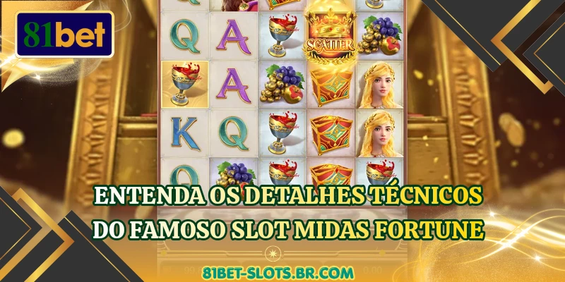 Entenda os detalhes técnicos do famoso slot Midas Fortune