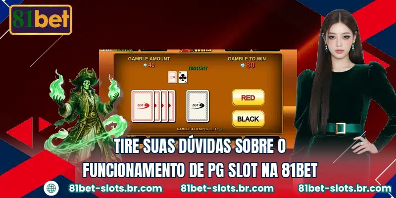 Tire suas dúvidas sobre o funcionamento de PG Slot na 81BET