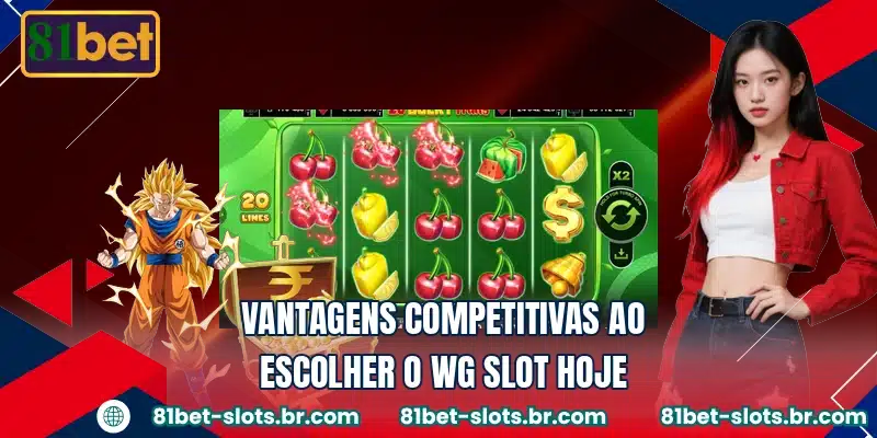 Vantagens competitivas ao escolher o WG Slot hoje